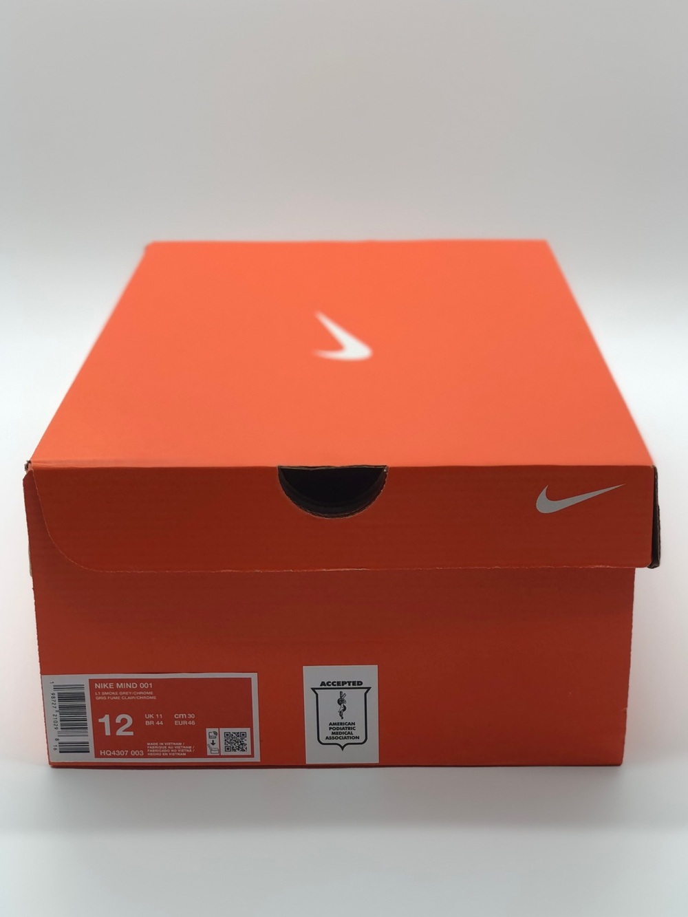 Nike Mind 001 Light Smoke Grey Brand New In Box (DS / BNIB) Size 12 Men - Picture 13 of 16